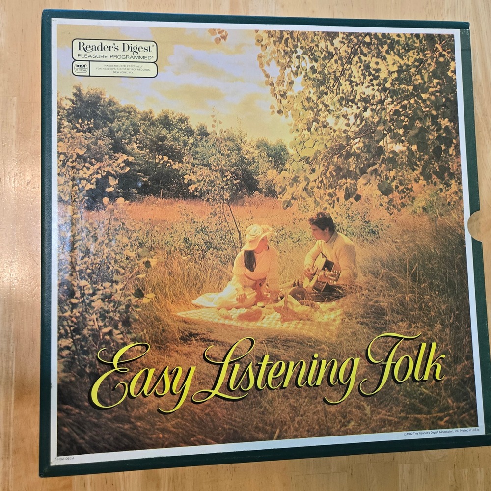 Reader's Digest Easy Listening Folk 7 LP Vinyl Box Set 1982 RCA RDA-065-A